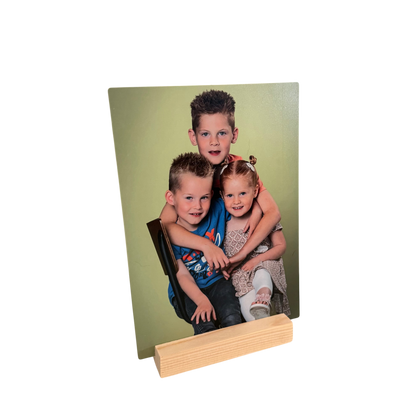 Fotoplaat LINEA van aluminium met uv print 